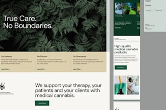 build medical or cannabis, weed, hemp, marijuana cbd ecommerce website