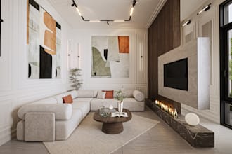 awarded architect interior design and render
