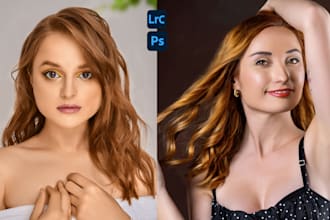 do headshot portrait high end beauty photo retouching