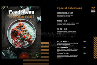 do modern restaurant menu design, food menu, restaurant menu