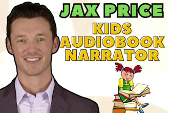 do male audiobook narration for children books