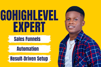 be your gohighlevel expert for funnels, CRM, and automation