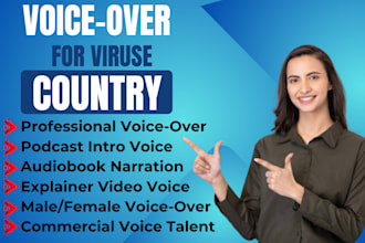 create professional voiceover services for any gender voice