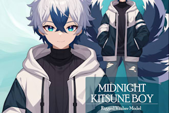 do vtuber model, vtuber rigging, live 2d vtuber model, vtuber