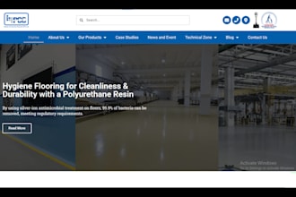 epoxy flooring website epoxy website handyman website flooring landing page