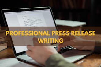 do press release writing