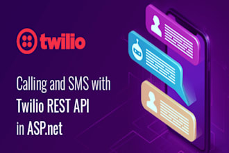 twilio integration with net core