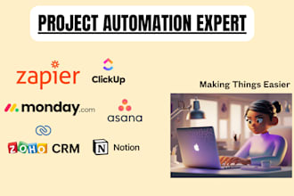 setup automations integrations with monday com trello asana clickup monday crm