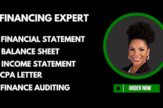 do a US CPA profit loss, financial statement, CPA letter
