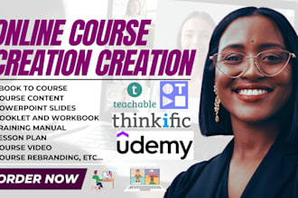 do online course content, course creation, video course, ppt, workbook anki