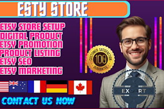 setup etsy shop with digital products, etsy digital products, etsy seo, etsy pod