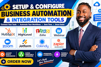 setup gohighlevel zoho webinar zoom hubspot calendly jotform zapier integration