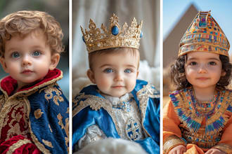 do a custom baby portrait, boy portrait, girl portrait