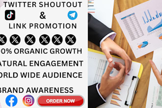 shoutout, promote website link to 200m USA, UK, twitter, ig, fb, tiktok audience