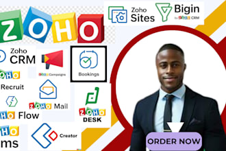 professionally set up and customize zoho CRM, zoho one, zoho campaign, zoho form