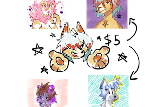 create simple and affordable furry art