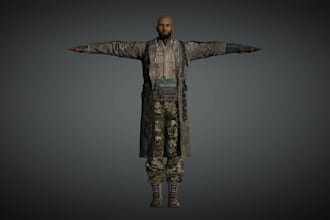 fix 3d model, retexture,pixar art,3d character, cute chibi, elf model, metahuman