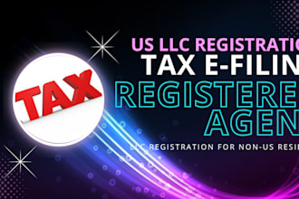 do US llc company registration, itin boi, ein, dba permit CPA efile tax return