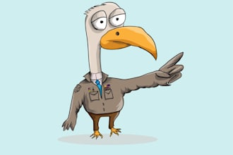 draw the original character for you in vector format