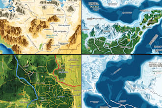 create vector map in corel draw or adobe illustrator