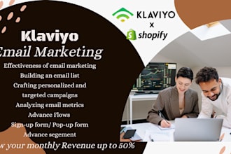 setup top notch klaviyo email marketing flows for ecommerce