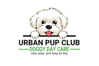 design classic monogram talk dog club logo for you