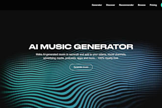 develop beat maker app, dj mix app, entertainment app, ai music generator