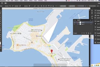 do vector map in corel draw or adobe illustrator