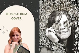design a unique and appealing music album or podcast cover