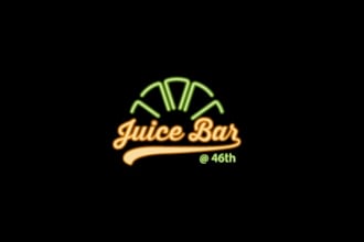 design cool fun couple building home bar logo