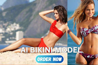 be your ai female bikini model for instagram and onlyfans