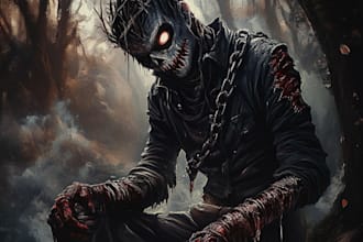 make best fantasy horror art and horror character art
