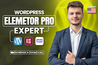 build wordpress elementor pro website, elementor pro website design expert