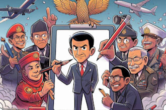create political and editorial cartoons