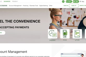 make website , web application and landing page