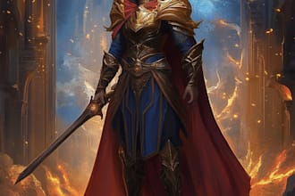 create a unique dnd character art