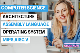do computer architecture, operating system, assembly language ,mips and risc v