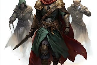 draw dnd character illustration and game art