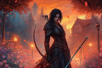 make a a fantasy character design and dnd character art