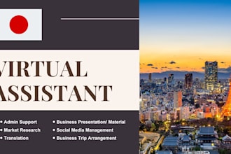 be your personal or business japan virtual assistant