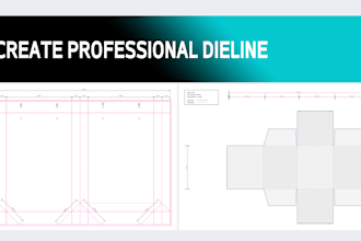 create customized printing dielines as required