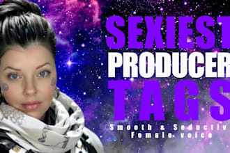 create sexy and seductive producer tags for your beats