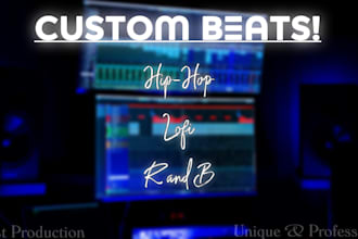 produce a custom hiphop lofi r and b beat for you