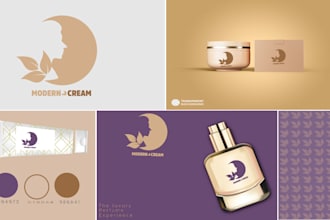 create minimalist logo and brand style guides