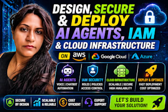 design, secure and deploy ai agents, iam and cloud infrastructure on AWS gcp azu