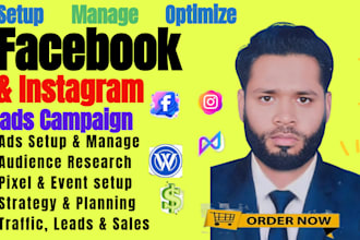 setup your fb and ig ads manager, meta sales and leads