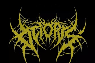 make custom brutal death metal logo for your band