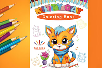 create children coloring book pages, coloring book cover