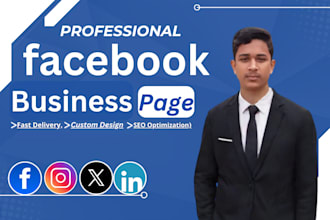 perfect create fresh social media business account and setup