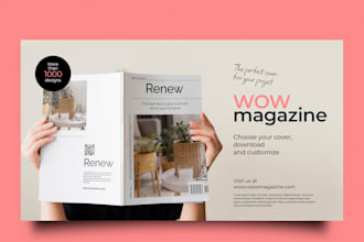 do magazine design, catalog, magazine layout, catalogue, booklet, newslet